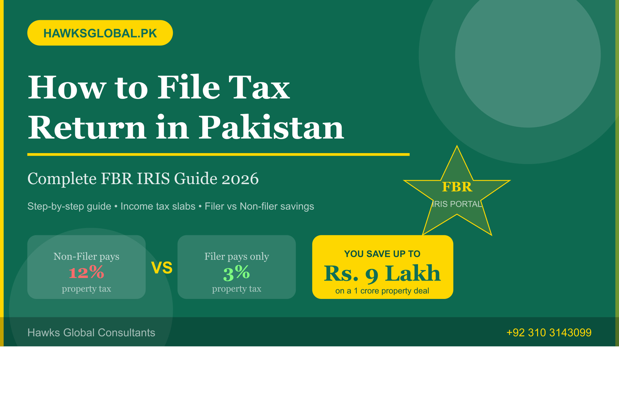 how to file tax return in Pakistan 2026 FBR IRIS guide